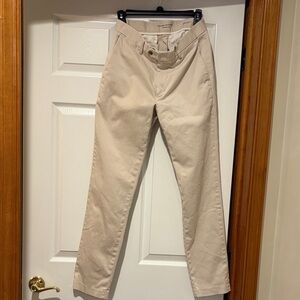 Banana Republic Light Beige Slim Chinos